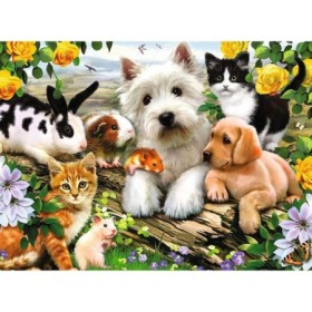 Puzzle animale prietenoase 300 piese